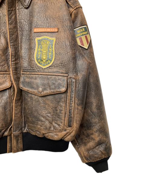 AVIREX（アヴィレックス）AVIREX (アヴィレックス) フライトジャケット ブラウン サイズ:Mの古着・服飾アイテム