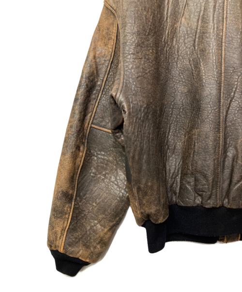 AVIREX（アヴィレックス）AVIREX (アヴィレックス) フライトジャケット ブラウン サイズ:Mの古着・服飾アイテム