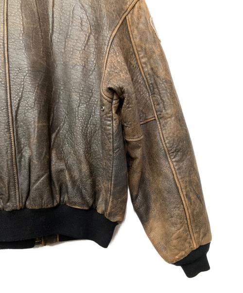 AVIREX（アヴィレックス）AVIREX (アヴィレックス) フライトジャケット ブラウン サイズ:Mの古着・服飾アイテム