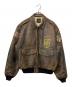 AVIREX（アヴィレックス）の古着「フライトジャケット」｜ブラウン