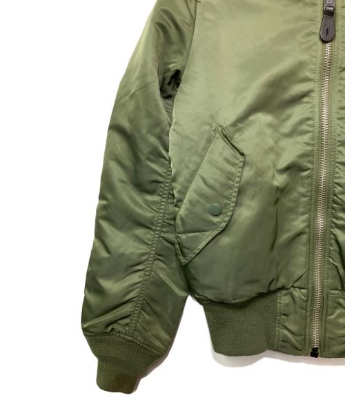 ALPHA INDUSTRIES（アルファインダストリーズ）ALPHA INDUSTRIES (アルファインダストリーズ) MA-1ジャケット グリーン サイズ:XSの古着・服飾アイテム