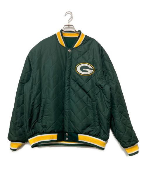 PACKERS（パッカーズ）PACKERS (パッカーズ) スタジャン グリーン サイズ:不明の古着・服飾アイテム