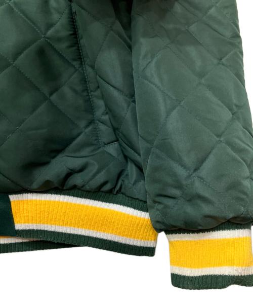 PACKERS（パッカーズ）PACKERS (パッカーズ) スタジャン グリーン サイズ:不明の古着・服飾アイテム