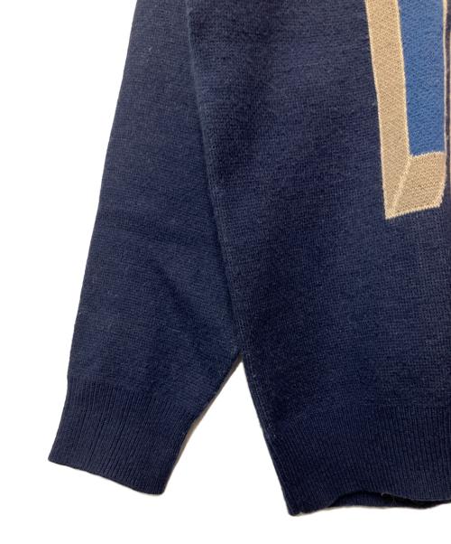 HUF（ハフ）HUF (ハフ) 厚手ニット ネイビー サイズ:Sの古着・服飾アイテム