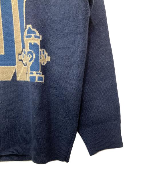 HUF（ハフ）HUF (ハフ) 厚手ニット ネイビー サイズ:Sの古着・服飾アイテム