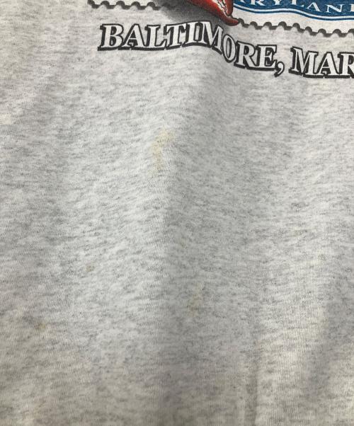 DIPORT USA（ディポート ユーエスエー）DIPORT USA (ディポート ユーエスエー) クルーネックスウェット ライトグレー サイズ:XLの古着・服飾アイテム