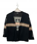 PENDLETONペンドルトン）の古着「厚手カーディガン」｜ブラック×ベージュ