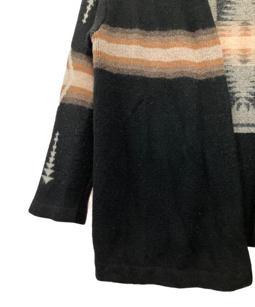 PENDLETON（ペンドルトン）PENDLETON (ペンドルトン) 厚手カーディガン ブラック×ベージュ サイズ:Lの古着・服飾アイテム
