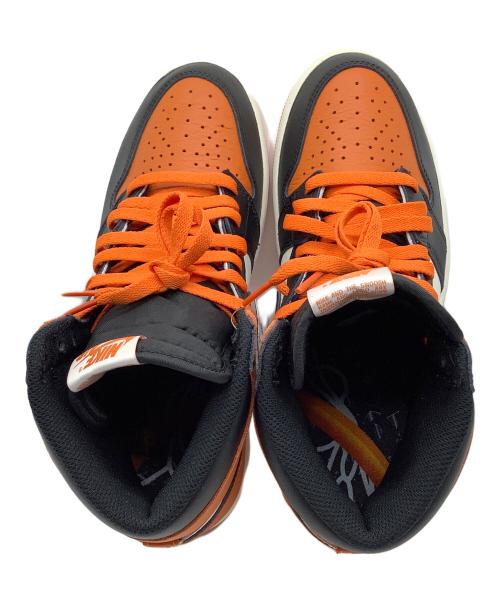 NIKE（ナイキ）NIKE (ナイキ) ハイカットスニーカー ブラック×オレンジ サイズ:27 未使用品の古着・服飾アイテム