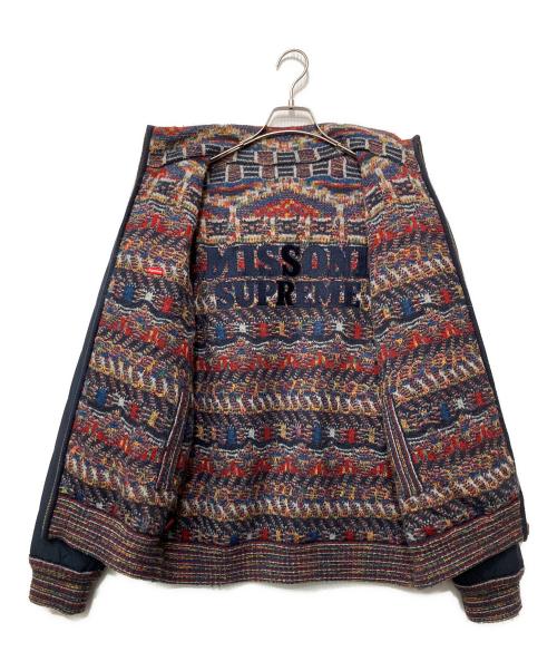 SUPREME（シュプリーム）SUPREME (シュプリーム) MISSONI (ミッソーニ) リバーシブルニットジャケット ネイビー サイズ:Sの古着・服飾アイテム