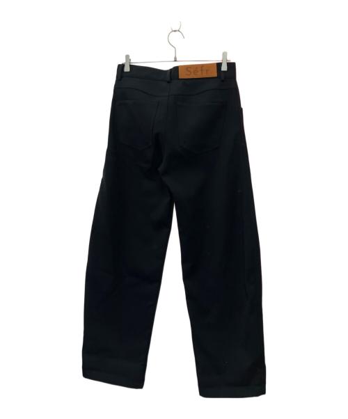 Sefr（セファ）Sefr (セファ) Oktai Trouser STURDY BLACK TWILL ブラック サイズ:XSの古着・服飾アイテム