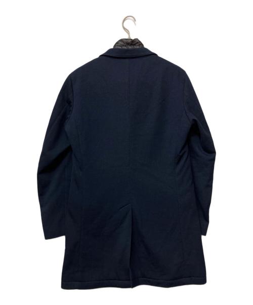 BLACK LABEL CRESTBRIDGE（ブラックレーベル クレストブリッジ）BLACK LABEL CRESTBRIDGE (ブラックレーベル クレストブリッジ) ウールコート ネイビー サイズ:Mの古着・服飾アイテム