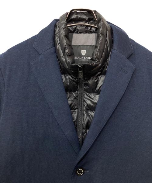 BLACK LABEL CRESTBRIDGE（ブラックレーベル クレストブリッジ）BLACK LABEL CRESTBRIDGE (ブラックレーベル クレストブリッジ) ウールコート ネイビー サイズ:Mの古着・服飾アイテム