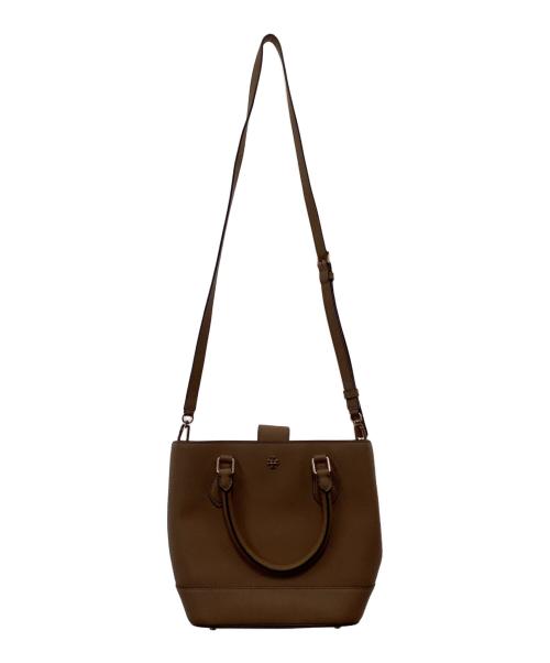 TORY BURCH（トリーバーチ）TORY BURCH (トリーバーチ) 2WAYバッグ ブラウンの古着・服飾アイテム