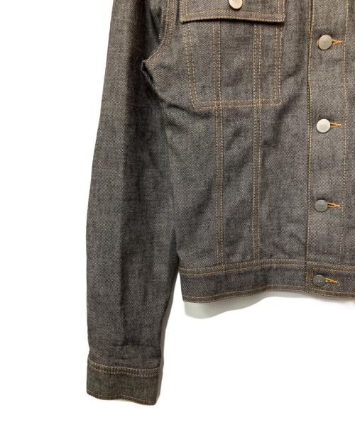 SAINTLAURENT JEANS（サンローラン ジーンズ）SAINTLAURENT JEANS (サンローラン ジーンズ) デニムジャケット グレー サイズ:Sの古着・服飾アイテム