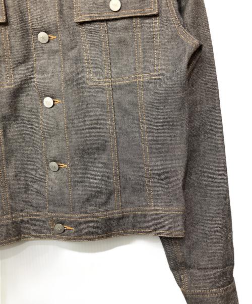 SAINTLAURENT JEANS（サンローラン ジーンズ）SAINTLAURENT JEANS (サンローラン ジーンズ) デニムジャケット グレー サイズ:Sの古着・服飾アイテム