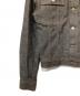 中古・古着 SAINTLAURENT JEANS (サンローラン ジーンズ) デニムジャケット グレー サイズ:S：13000円