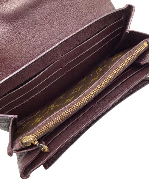 LOUIS VUITTON（ルイ ヴィトン）LOUIS VUITTON (ルイ ヴィトン) モノグラム　ポルトフォイユ・エリゼ　長財布 ボルドーの古着・服飾アイテム