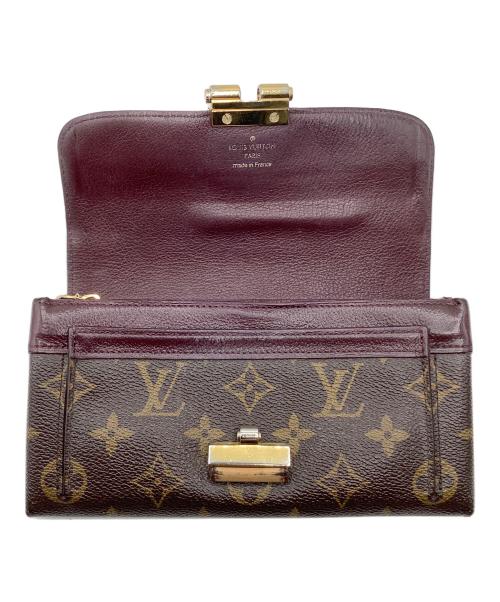 LOUIS VUITTON（ルイ ヴィトン）LOUIS VUITTON (ルイ ヴィトン) モノグラム　ポルトフォイユ・エリゼ　長財布 ボルドーの古着・服飾アイテム