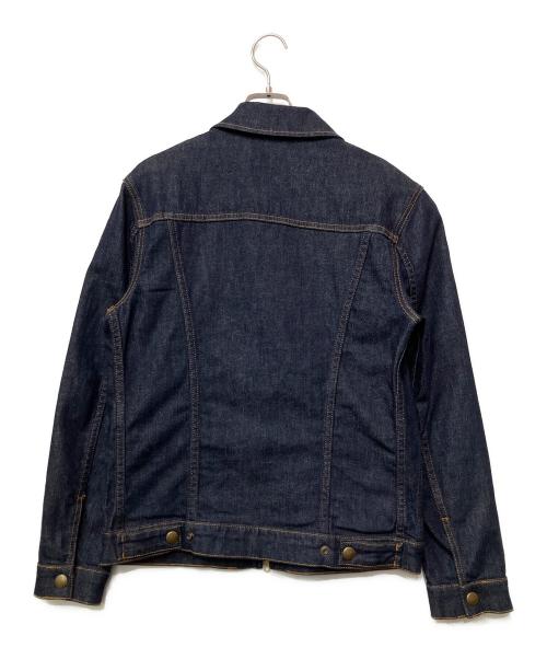 YCHAI（イカイ）YCHAI (イカイ) ヴィンテージウォッシュダブルジップトラッカージャケット インディゴ サイズ:44の古着・服飾アイテム