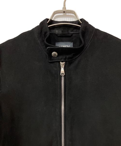 EMMETI（エンメティ）EMMETI (エンメティ) JURI GOAT SKIN SUEDE ブラック サイズ:44の古着・服飾アイテム