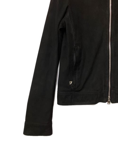 EMMETI（エンメティ）EMMETI (エンメティ) JURI GOAT SKIN SUEDE ブラック サイズ:44の古着・服飾アイテム