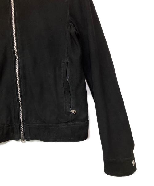 EMMETI（エンメティ）EMMETI (エンメティ) JURI GOAT SKIN SUEDE ブラック サイズ:44の古着・服飾アイテム