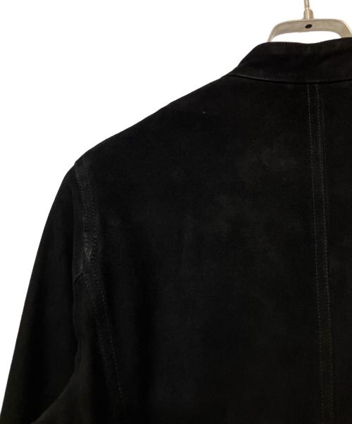 EMMETI（エンメティ）EMMETI (エンメティ) JURI GOAT SKIN SUEDE ブラック サイズ:44の古着・服飾アイテム