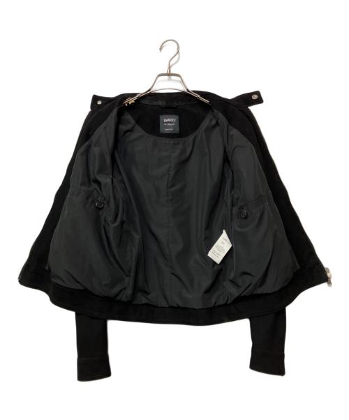 EMMETI（エンメティ）EMMETI (エンメティ) JURI GOAT SKIN SUEDE ブラック サイズ:44の古着・服飾アイテム
