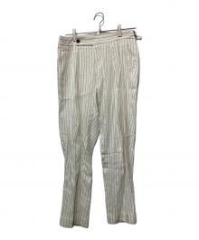 BERWICH（ベルウィッチ）の古着「ツープリーツアジャスター付きパンツ」｜ホワイト