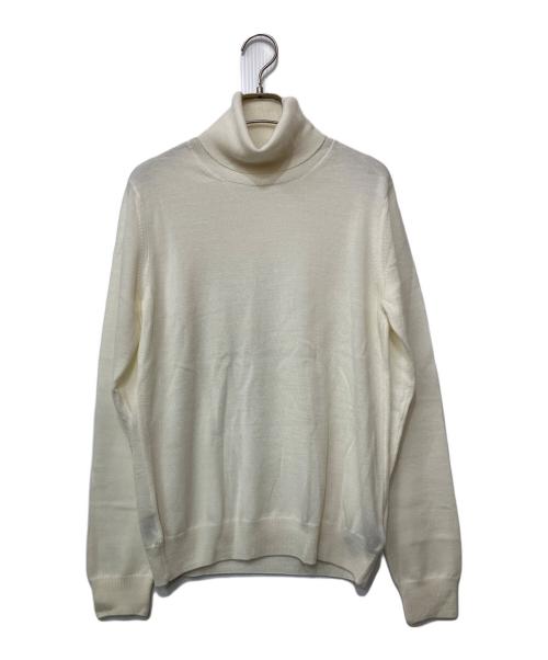 Zanone（ザノーネ）Zanone (ザノーネ) 薄手ニット ホワイト サイズ:46の古着・服飾アイテム