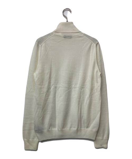 Zanone（ザノーネ）Zanone (ザノーネ) 薄手ニット ホワイト サイズ:46の古着・服飾アイテム