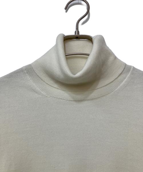 Zanone（ザノーネ）Zanone (ザノーネ) 薄手ニット ホワイト サイズ:46の古着・服飾アイテム