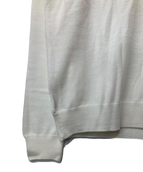 Zanone（ザノーネ）Zanone (ザノーネ) 薄手ニット ホワイト サイズ:46の古着・服飾アイテム