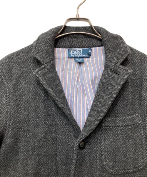 POLO RALPH LAUREN（ポロ・ラルフローレン）POLO RALPH LAUREN (ポロ・ラルフローレン) ウールテーラードジャケット グレー サイズ:Sの古着・服飾アイテム