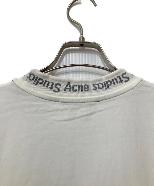 Acne studios（アクネ ストゥディオス）ACNE STUDIOS (アクネ ストゥディオス) GOJINA DYEDモックネックTシャツ ホワイト サイズ:Sの古着・服飾アイテム