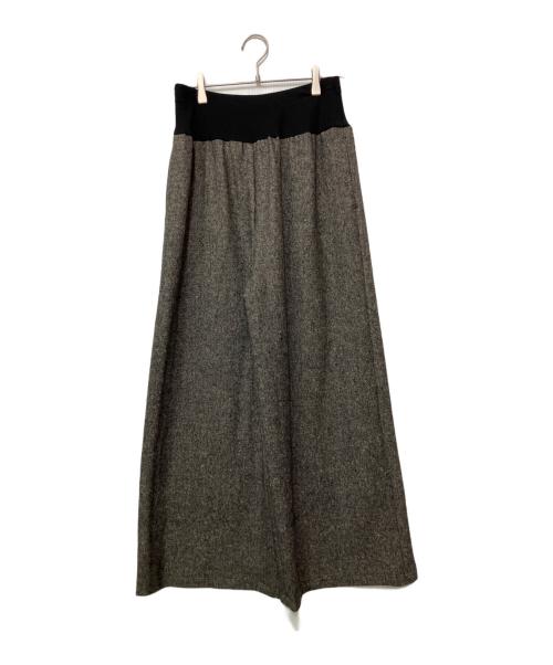 BEARDSLEY（ビアズリー）BEARDSLEY (ビアズリー) カラーネップツイードウールパンツ グレー サイズ:2の古着・服飾アイテム