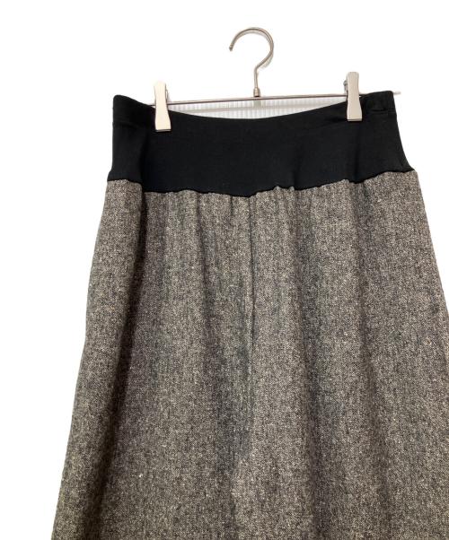 BEARDSLEY（ビアズリー）BEARDSLEY (ビアズリー) カラーネップツイードウールパンツ グレー サイズ:2の古着・服飾アイテム