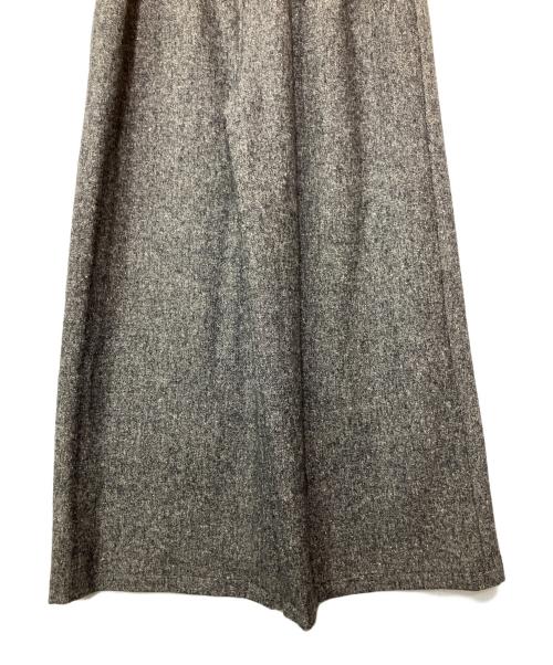 BEARDSLEY（ビアズリー）BEARDSLEY (ビアズリー) カラーネップツイードウールパンツ グレー サイズ:2の古着・服飾アイテム