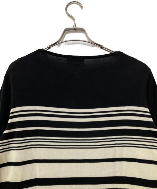 ◆CHANEL（シャネル）◆CHANEL (シャネル) ボーダーカットソー ブラック×ホワイト サイズ:42の古着・服飾アイテム