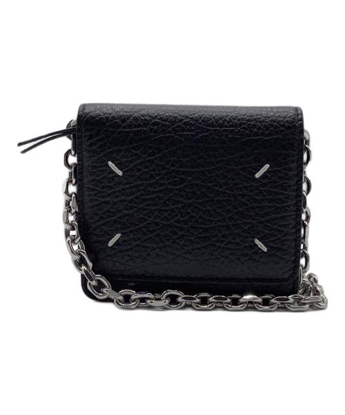 Maison Margiela（メゾンマルジェラ）Maison Margiela (メゾンマルジェラ) チェーンミニウォレット ブラックの古着・服飾アイテム