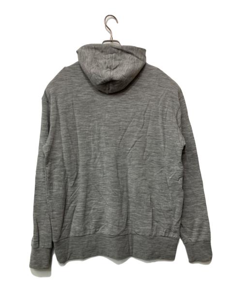 Icebreaker（アイスブレーカー）Icebreaker (アイスブレーカー) プルオーバーパーカー グレー サイズ:Mの古着・服飾アイテム