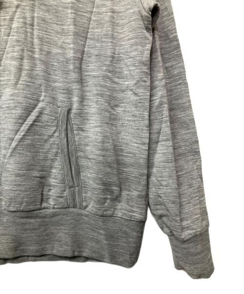Icebreaker（アイスブレーカー）Icebreaker (アイスブレーカー) プルオーバーパーカー グレー サイズ:Mの古着・服飾アイテム