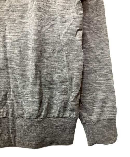 Icebreaker（アイスブレーカー）Icebreaker (アイスブレーカー) プルオーバーパーカー グレー サイズ:Mの古着・服飾アイテム