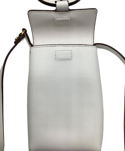 TORY BURCH（トリーバーチ）TORY BURCH (トリーバーチ) ミラーフォンクロスボディバッグ ホワイトの古着・服飾アイテム