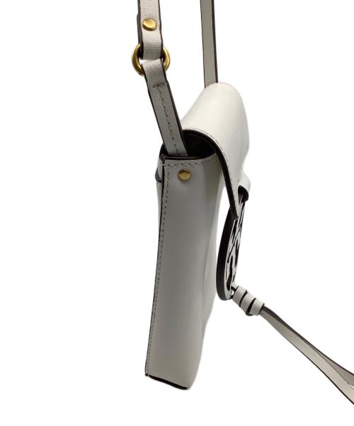 TORY BURCH（トリーバーチ）TORY BURCH (トリーバーチ) ミラーフォンクロスボディバッグ ホワイトの古着・服飾アイテム