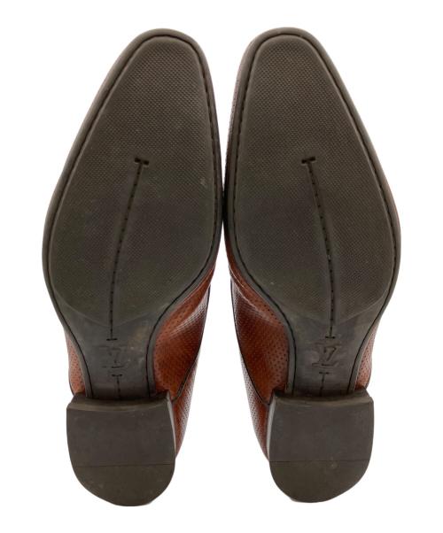 LOUIS VUITTON（ルイ ヴィトン）LOUIS VUITTON (ルイ ヴィトン) プレーントゥシューズ ブラウン サイズ:7の古着・服飾アイテム
