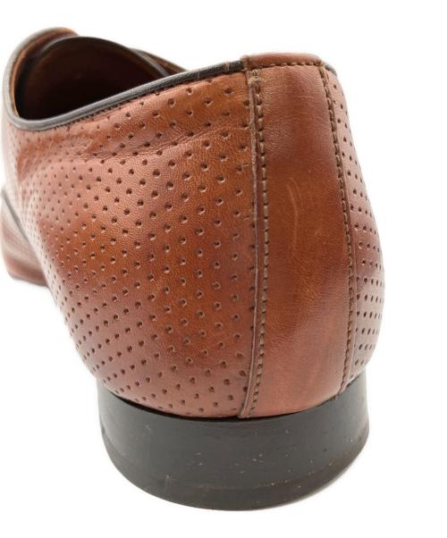 LOUIS VUITTON（ルイ ヴィトン）LOUIS VUITTON (ルイ ヴィトン) プレーントゥシューズ ブラウン サイズ:7の古着・服飾アイテム