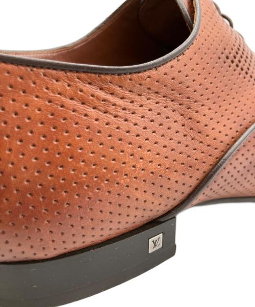 LOUIS VUITTON（ルイ ヴィトン）LOUIS VUITTON (ルイ ヴィトン) プレーントゥシューズ ブラウン サイズ:7の古着・服飾アイテム