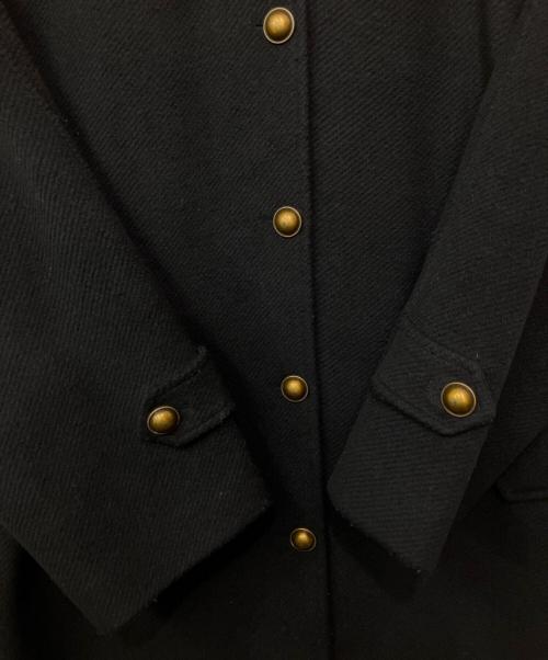 Fano Studios（ファノ ストゥディオズ）Fano Studios (ファノ ストゥディオズ) 2way スタンドカラーコート ブラック サイズ:Mの古着・服飾アイテム